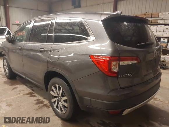 2021 Honda Pilot EX-L with VIN 5FNYF6H50MB086650, listed as a IAAI auction lot 41407628 with 37,423 mi miles. Bid and sale history available at carsss.com. Image 3.