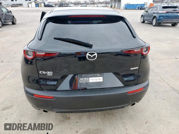 2023 Mazda CX-30 S with VIN 3MVDMBAM0PM508820, listed as a Copart auction lot 47632175 with 16,686 mi miles and Salvage Title. Bid and sale history available at carsss.com. Image 6.