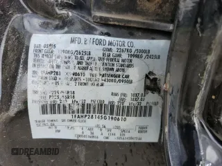 2005 Ford Five Hundred Limited with VIN 1FAHP28145G190610, listed as a Copart auction lot 78909614 with 0 mi miles and Clean Title. Bid and sale history available at carsss.com. Image 16.