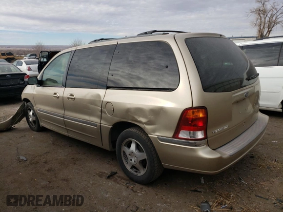 2000 Ford Windstar SEL with VIN 2FMZA5349YBB11183, listed as a Copart auction lot 41635135 with 190,631 mi miles and Salvage Title. Bid and sale history available at carsss.com. Image 2.
