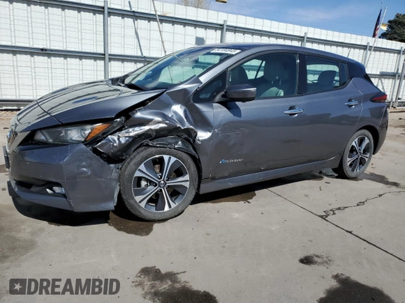2018 Nissan LEAF S z VIN 1N4AZ1CPXJC314804, wystawiony jako Copart lot #54184945 z przebiegiem 80 778 mil mil oraz Szkoda całkowita • Salvage title. Historia ofert i sprzedaży dostępna na DreamBid. Obrazek 1.