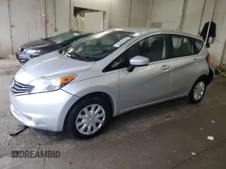 2016 Nissan Note S Plus with VIN 3N1CE2CP7GL365780, listed as a Copart auction lot 52761855 with 87,635 mi miles and Salvage Title. Bid and sale history available at DreamBid. Image 1.