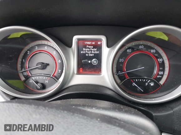 2014 Dodge Journey SXT with VIN 3C4PDCBG1ET142687, listed as a IAAI auction lot 41698232 with 170,521 mi miles. Bid and sale history available at carsss.com. Image 7.