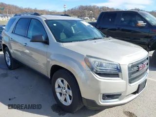 2015 GMC Acadia SLE with VIN 1GKKRPKD0FJ271770, listed as a IAAI auction lot 41814830 with 107,734 mi miles. Bid and sale history available at carsss.com. Image 1.