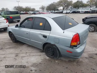 2003 Hyundai Accent GL с VIN KMHCG45C93U496234, выставлен на аукционе IAAI как лот 38787449 с пробегом 191 590 миль миль и . История ставок и продаж доступна на DreamBid. Изображение 3.