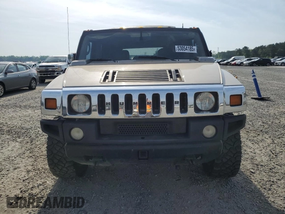 2004 Hummer H2 with VIN 5GRGN23U74H117378, listed as a Copart auction lot 53054185 with 117,378 mi miles and Clean Title. Bid and sale history available at carsss.com. Image 5.