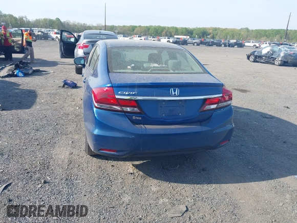 2015 Honda Civic EX with VIN 19XFB2F80FE202902, listed as a IAAI auction lot 42107878 with 106,061 mi miles and . Bid and sale history available at carsss.com. Image 16.