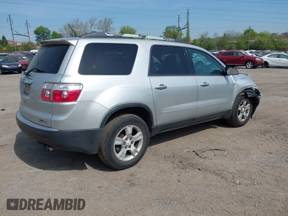 2010 GMC Acadia SLE with VIN 1GKLRLED7AJ109331, listed as a IAAI auction lot 42102189 with 158,125 mi miles and . Bid and sale history available at DreamBid. Image 4.