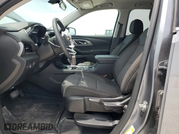 2021 Chevrolet Traverse LS with VIN 1GNERFKW8MJ129336, listed as a Copart auction lot 56672085 with 110,403 mi miles and Salvage title. Bid and sale history available at DreamBid. Image 7.