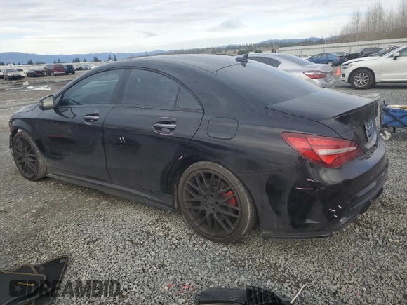2018 Mercedes-Benz CLA with VIN WDDSJ5CB2JN579356, listed as a Copart auction lot 47038125 with 51,164 mi miles and Salvage Title. Bid and sale history available at carsss.com. Image 2.