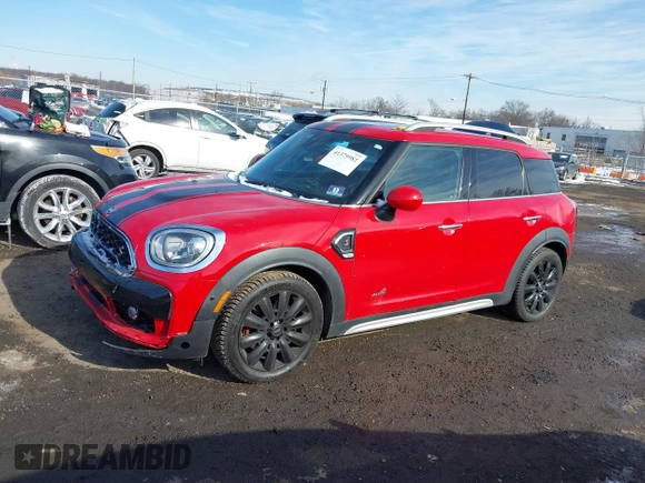 2019 MINI Countryman Cooper S with VIN WMZYT5C57K3E69637, listed as a IAAI auction lot 41379982 with 100,891 mi miles. Bid and sale history available at carsss.com. Image 14.