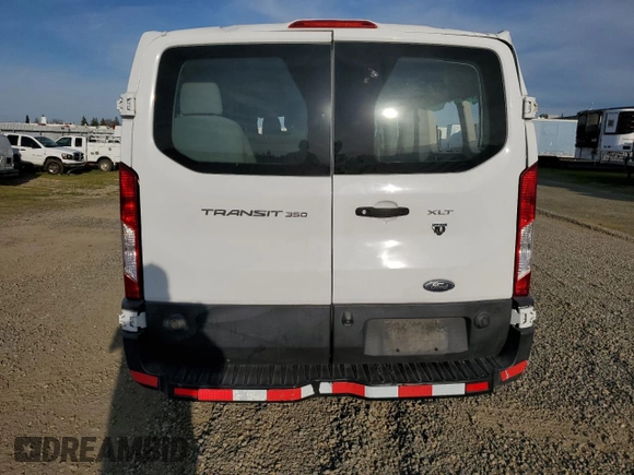2019 Ford Transit Passenger XL with VIN 1FBZX2ZM1KKA31922, listed as a Copart auction lot 48793945 with 156,062 mi miles and Salvage Title. Bid and sale history available at carsss.com. Image 6.