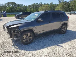 2017 Jeep Cherokee Latitude with VIN 1C4PJLCS0HW507726, listed as a Copart auction lot 51957865 with 72,297 mi miles and Salvage Title. Bid and sale history available at carsss.com. Image 1.