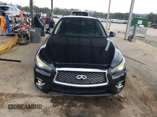 2018 Infiniti Q50 Sport with VIN JN1EV7AP0JM353167, listed as a Copart auction lot 43483145 with 145,115 mi miles and Clean Title. Bid and sale history available at carsss.com. Image 5.