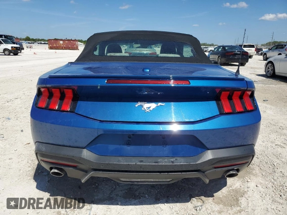 2024 Ford Mustang EcoBoost with VIN 1FAGP8UH4R5112914, listed as a Copart auction lot 49981575 with 37,283 mi miles and Clean Title. Bid and sale history available at carsss.com. Image 6.
