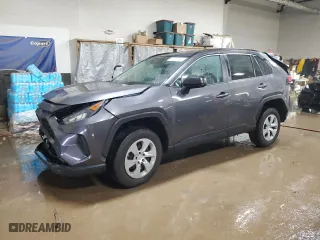 2020 Toyota RAV4 LE with VIN 2T3F1RFV5LW105731, listed as a Copart auction lot 49331605 with 57,629 mi miles and Salvage Title. Bid and sale history available at carsss.com. Image 1.
