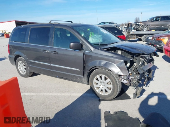 2016 Chrysler Town & Country Touring with VIN 2C4RC1BG0GR295907, listed as a IAAI auction lot 41254364 with 153,654 mi miles. Bid and sale history available at carsss.com. Image 1.
