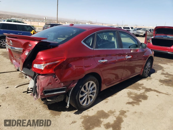 2019 Nissan Sentra S with VIN 3N1AB7AP2KY407784, listed as a Copart auction lot 46526705 with 76,463 mi miles and Salvage title. Bid and sale history available at DreamBid. Image 3.