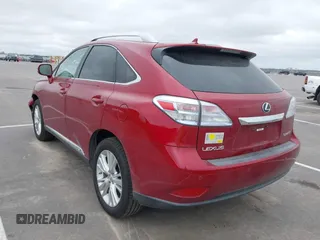 2010 Lexus RX 450h with VIN JTJBC1BAXA2007147, listed as a IAAI auction lot 42114416 with 116,697 mi miles and . Bid and sale history available at DreamBid. Image 3.