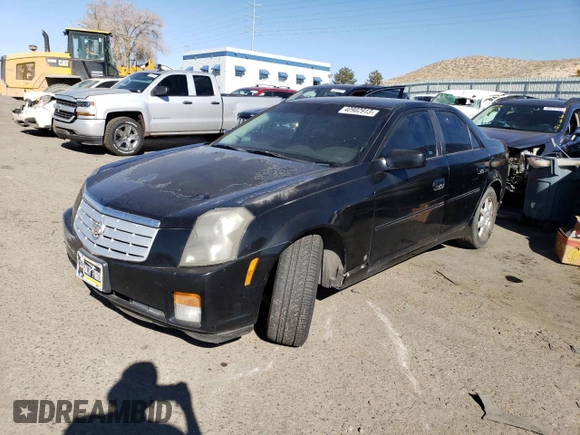 2007 Cadillac CTS with VIN 1G6DM57T670149190, listed as a Copart auction lot 43353284 with 0 mi miles and Salvage Title. Bid and sale history available at carsss.com. Image 1.