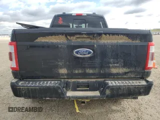 2022 Ford F-150 XL with VIN 1FTFW1E52NKE31356, listed as a Copart auction lot 56332355 with 161,754 mi miles and Salvage Title. Bid and sale history available at DreamBid. Image 6.
