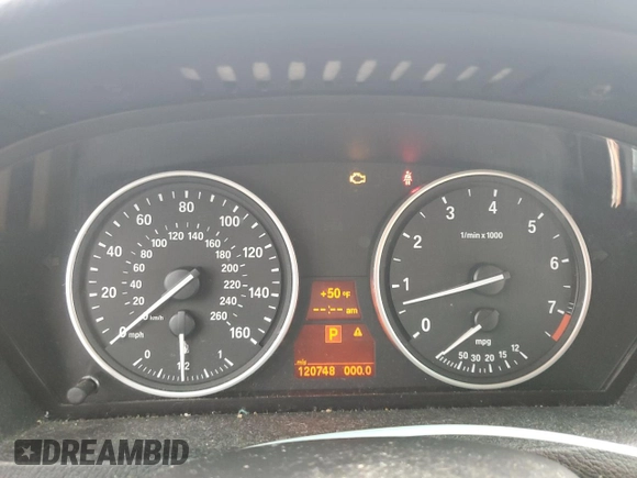 2007 BMW X5 3.0si with VIN 5UXFE43547L039949, listed as a Copart auction lot 48615485 with 120,748 mi miles and Clean Title. Bid and sale history available at carsss.com. Image 9.