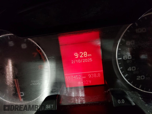 2011 Audi A4 Premium with VIN WAUBFAFL0BA082630, listed as a Copart auction lot 45688645 with 187,452 mi miles and Salvage Title. Bid and sale history available at carsss.com. Image 9.