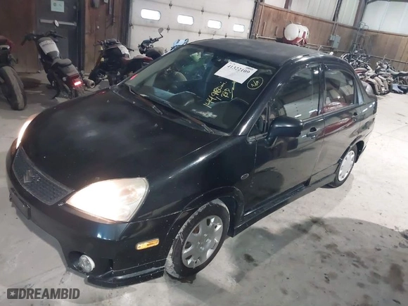 2005 Suzuki Aerio S with VIN JS2RA62S255250278, listed as a IAAI auction lot 41322109 with 144,980 mi miles. Bid and sale history available at carsss.com. Image 2.