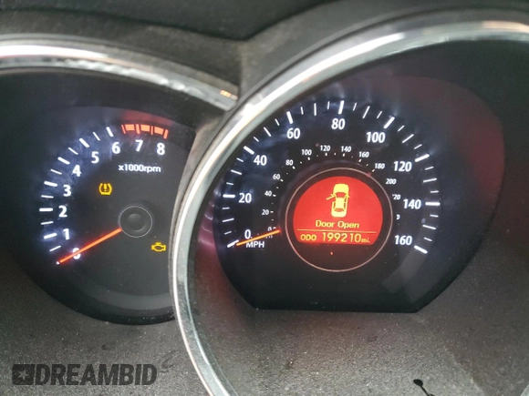 2011 Kia Optima LX z VIN KNAGM4A78B5161107, wystawiony jako Copart lot #59513665 z przebiegiem 199 210 mil mil oraz Szkoda całkowita • Salvage title. Historia ofert i sprzedaży dostępna na DreamBid. Obrazek 9.