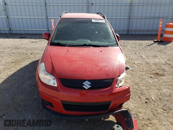 2008 Suzuki SX4 with VIN JS2YB413585105781, listed as a Copart auction lot 74695774 with 110,079 mi miles and Salvage Title. Bid and sale history available at carsss.com. Image 5.
