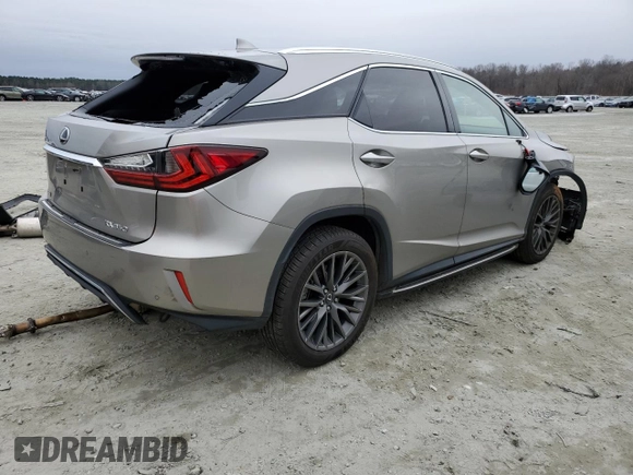 2017 Lexus RX with VIN 2T2ZZMCA2HC071528, listed as a Copart auction lot 40721553 with 46,877 mi miles. Bid and sale history available at carsss.com. Image 3.