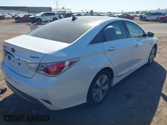 2012 Hyundai Sonata Hybrid with VIN KMHEC4A41CA054925, listed as a IAAI auction lot 42100183 with Not Provided miles and . Bid and sale history available at DreamBid. Image 4.