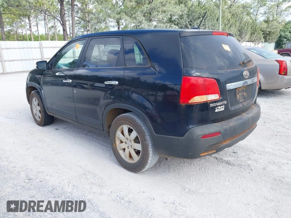 2011 Kia Sorento LX with VIN 5XYKT3A19BG069582, listed as a IAAI auction lot 42172861 with Not Provided miles and . Bid and sale history available at DreamBid. Image 3.