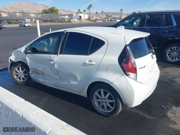 2015 Toyota Prius c One with VIN JTDKDTB35F1114505, listed as a IAAI auction lot 41159078 with 126,335 mi miles. Bid and sale history available at carsss.com. Image 3.