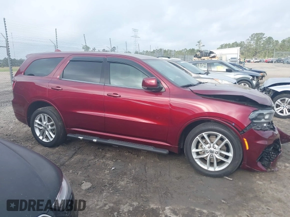 2022 Dodge Durango GT Plus with VIN 1C4RDHDG3NC156069, listed as a IAAI auction lot 41960818 with 25,426 mi miles and . Bid and sale history available at DreamBid. Image 13.