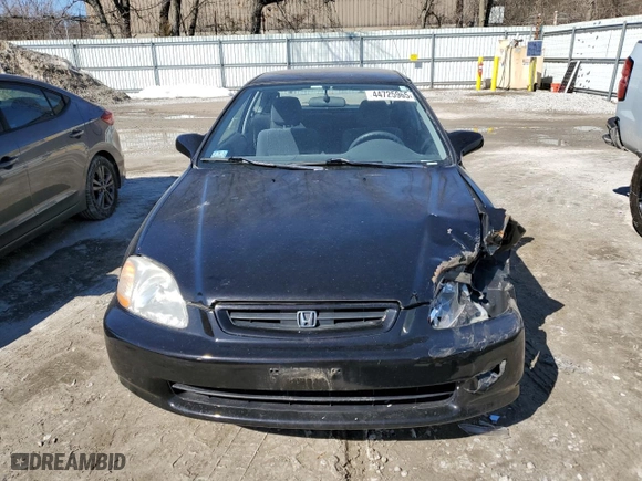 1996 Honda Civic DX with VIN 2HGEJ6344TH117621, listed as a Copart auction lot 44725965 with 122,814 mi miles and Clean Title. Bid and sale history available at carsss.com. Image 5.