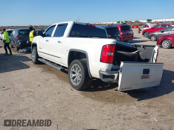 2014 GMC Sierra 1500 SLT with VIN 3GTP1VEC5EG486951, listed as a IAAI auction lot 41939376 with 131,857 mi miles and . Bid and sale history available at DreamBid. Image 3.