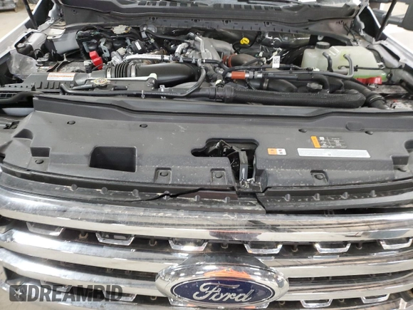 2024 Ford F-250 XL with VIN 1FT8W2BM1REF55987, listed as a Copart auction lot 52997625 with 11 mi miles and Salvage title. Bid and sale history available at DreamBid. Image 11.