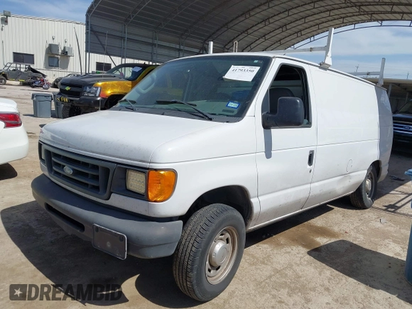 2004 Ford Econoline Cargo with VIN 1FTRE14W44HA29084, listed as a IAAI auction lot 41793350 with 123,429 mi miles. Bid and sale history available at carsss.com. Image 17.