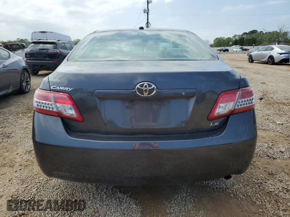 2011 Toyota Camry LE with VIN 4T4BF3EK6BR166202, listed as a Copart auction lot 50704105 with 153,351 mi miles and Salvage Title. Bid and sale history available at carsss.com. Image 6.
