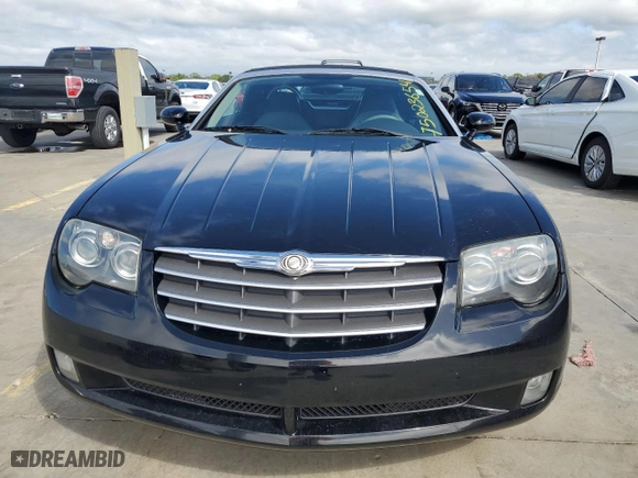 2005 Chrysler Crossfire Limited with VIN 1C3AN65L15X036584, listed as a Copart auction lot 75023654 with 0 mi miles and Salvage Title. Bid and sale history available at carsss.com. Image 5.