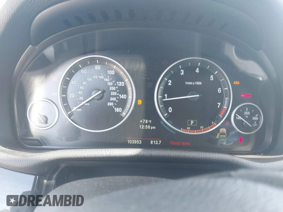 2014 BMW X3 xDrive28i with VIN 5UXWX9C51E0D09485, listed as a IAAI auction lot 41831582 with 103,953 mi miles and . Bid and sale history available at DreamBid. Image 7.