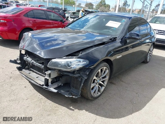 2016 BMW 5 Series 528i with VIN WBA5A5C53GG346923, listed as a IAAI auction lot 41955002 with 104,462 mi miles. Bid and sale history available at carsss.com. Image 2.