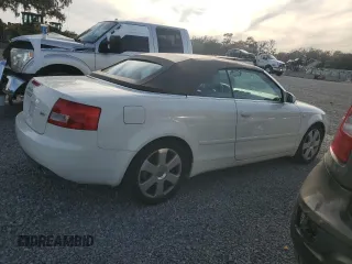 2005 Audi A4 1.8T with VIN WAUAC48H15K008484, listed as a Copart auction lot 87363524 with 121,381 mi miles and Salvage Title. Bid and sale history available at carsss.com. Image 3.