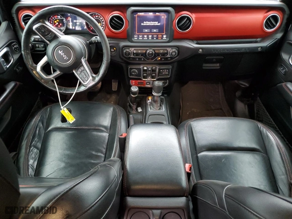 2019 Jeep Wrangler Unlimited Rubicon with VIN 1C4HJXFN6KW665805, listed as a Copart auction lot 45424005 with 141,007 mi miles and Salvage Title. Bid and sale history available at carsss.com. Image 8.
