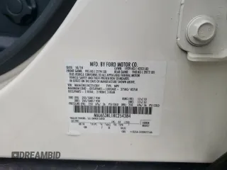2019 Ford EcoSport Titanium z VIN MAJ6S3KL1KC254384, wystawiony jako Copart lot #57174842 z przebiegiem 14 689 mil mil oraz Szkody całkowita. Historia ofert i sprzedaży dostępna na DreamBid. Obrazek 10.