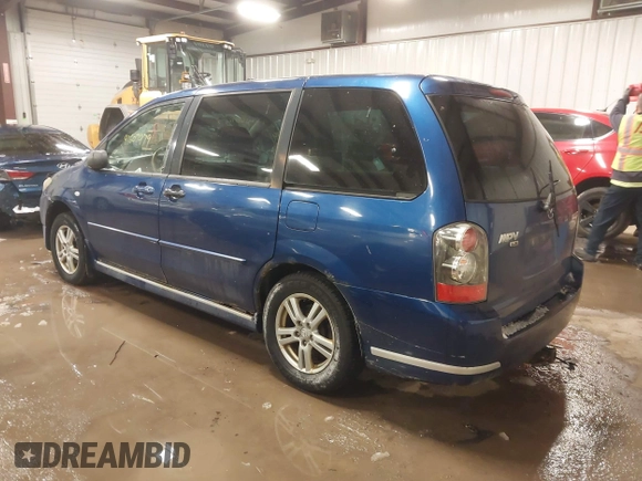 2004 Mazda MPV LX with VIN JM3LW28AX40521583, listed as a IAAI auction lot 41607479 with 178,952 mi miles and . Bid and sale history available at DreamBid. Image 3.