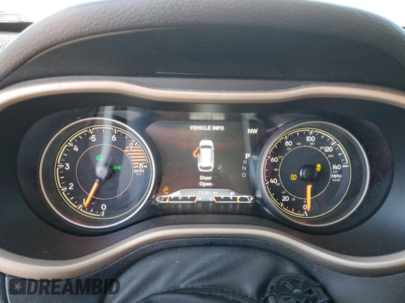 2018 Jeep Cherokee Limited z VIN 1C4PJMDX6JD529151, wystawiony jako Copart lot #45287965 z przebiegiem 72 391 mil mil oraz Szkoda całkowita • Salvage title. Historia ofert i sprzedaży dostępna na DreamBid. Obrazek 9.