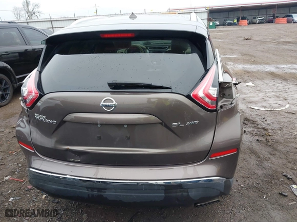 2015 Nissan Murano S with VIN 5N1AZ2MH6FN281959, listed as a IAAI auction lot 41413597 with 205,621 mi miles. Bid and sale history available at carsss.com. Image 17.