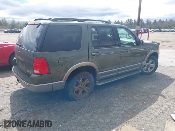 2003 Ford Explorer z VIN 1FMDU84W93ZB14786, wystawiony jako IAAI lot #42045157 z przebiegiem 128 533 mil mil oraz . Historia ofert i sprzedaży dostępna na DreamBid. Obrazek 4.